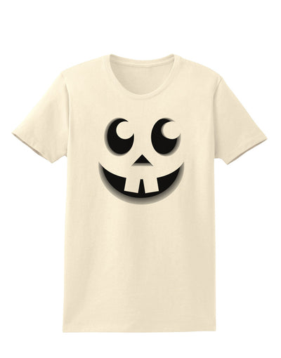 Cute Jack O Lantern Pumpkin Face Womens T-Shirt-Womens T-Shirt-TooLoud-Natural-X-Small-Davson Sales