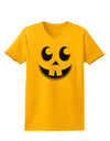 Cute Jack O Lantern Pumpkin Face Womens T-Shirt-Womens T-Shirt-TooLoud-Gold-X-Small-Davson Sales