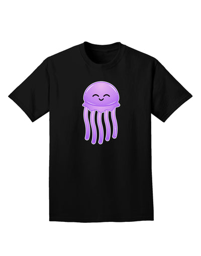 Cute Jellyfish Adult Dark T-Shirt by TooLoud-Mens T-Shirt-TooLoud-Black-Small-Davson Sales