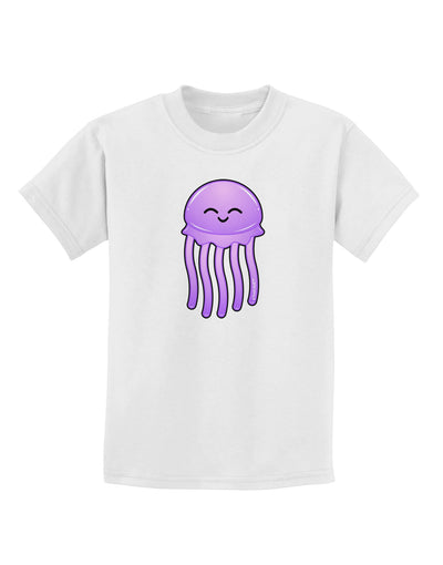 Cute Jellyfish Childrens T-Shirt by TooLoud-Childrens T-Shirt-TooLoud-White-X-Small-Davson Sales