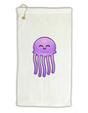 Cute Jellyfish Micro Terry Gromet Golf Towel 16 x 25 inch by TooLoud-Golf Towel-TooLoud-White-Davson Sales