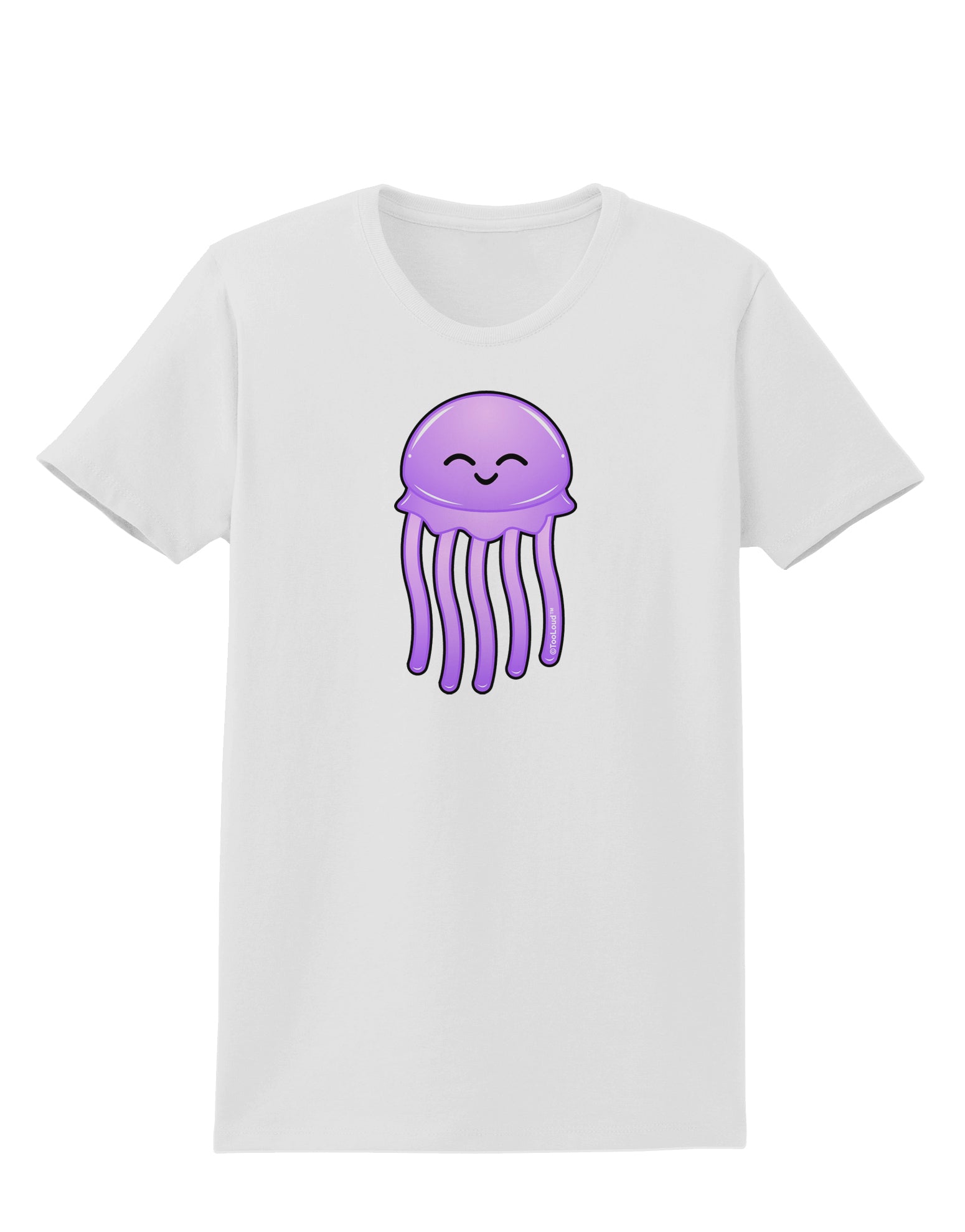 Cute Jellyfish Womens T-Shirt by TooLoud-Womens T-Shirt-TooLoud-White-X-Small-Davson Sales