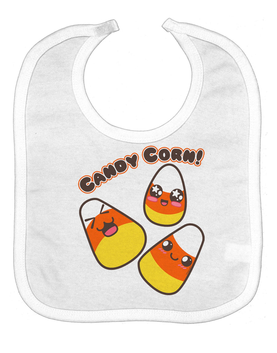 Cute Kawaii Candy Corn Halloween Baby Bib