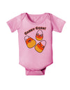 Cute Kawaii Candy Corn Halloween Baby Romper Bodysuit-Baby Romper-TooLoud-Light-Pink-06-Months-Davson Sales