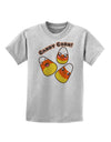 Cute Kawaii Candy Corn Halloween Childrens T-Shirt-Childrens T-Shirt-TooLoud-AshGray-X-Small-Davson Sales