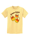 Cute Kawaii Candy Corn Halloween Childrens T-Shirt-Childrens T-Shirt-TooLoud-Daffodil-Yellow-X-Small-Davson Sales