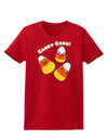 Cute Kawaii Candy Corn Halloween Womens Dark T-Shirt-TooLoud-Red-X-Small-Davson Sales