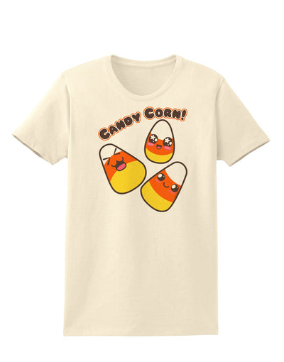 Cute Kawaii Candy Corn Halloween Womens T-Shirt-Womens T-Shirt-TooLoud-Natural-X-Small-Davson Sales