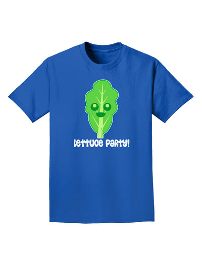 Cute Lettuce - Lettuce Party Adult Dark T-Shirt by TooLoud-Mens T-Shirt-TooLoud-Royal-Blue-Small-Davson Sales