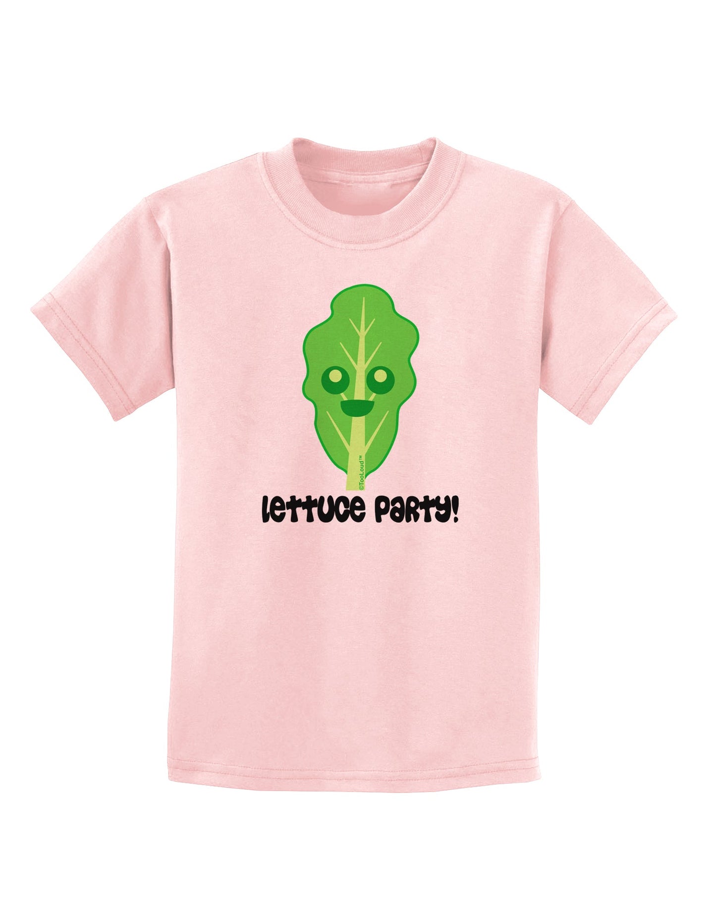Cute Lettuce - Lettuce Party Childrens T-Shirt by TooLoud-Childrens T-Shirt-TooLoud-PalePink-X-Small-Davson Sales