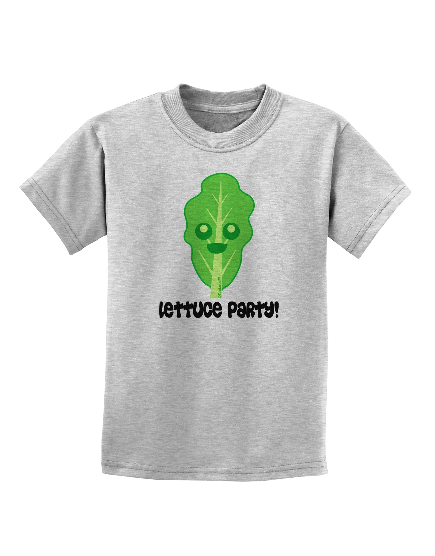 Cute Lettuce - Lettuce Party Childrens T-Shirt by TooLoud-Childrens T-Shirt-TooLoud-AshGray-X-Small-Davson Sales