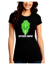 Cute Lettuce - Lettuce Party Juniors Crew Dark T-Shirt by TooLoud-T-Shirts Juniors Tops-TooLoud-Black-Juniors Fitted Small-Davson Sales