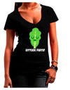 Cute Lettuce - Lettuce Party Juniors V-Neck Dark T-Shirt by TooLoud-Womens V-Neck T-Shirts-TooLoud-Black-Juniors Fitted Small-Davson Sales