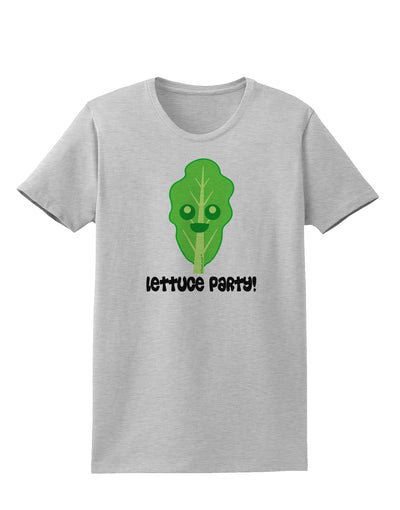 Cute Lettuce - Lettuce Party Womens T-Shirt by TooLoud-Womens T-Shirt-TooLoud-AshGray-X-Small-Davson Sales