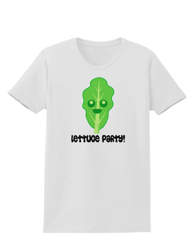 Cute Lettuce - Lettuce Party Womens T-Shirt by TooLoud-Womens T-Shirt-TooLoud-White-X-Small-Davson Sales