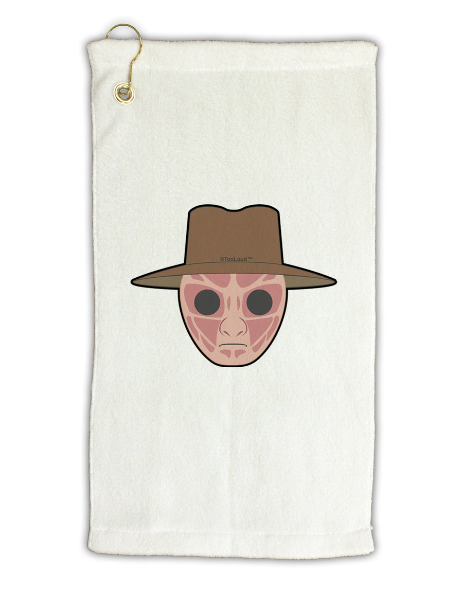 Cute Lil Monster 2 Micro Terry Gromet Golf Towel 11&#x22;x19-Golf Towel-TooLoud-White-Davson Sales