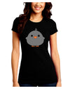 Cute Little Chick - Black Juniors Crew Dark T-Shirt by TooLoud-T-Shirts Juniors Tops-TooLoud-Black-Juniors Fitted Small-Davson Sales