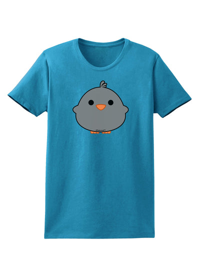 Cute Little Chick - Black Womens Dark T-Shirt by TooLoud-Womens T-Shirt-TooLoud-Turquoise-X-Small-Davson Sales