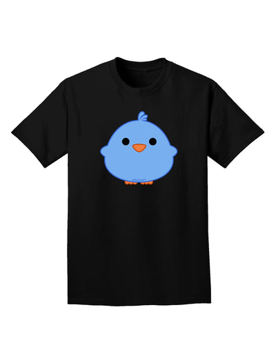 Cute Little Chick - Blue Adult Dark T-Shirt by TooLoud-Mens T-Shirt-TooLoud-Black-Small-Davson Sales