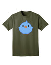 Cute Little Chick - Blue Adult Dark T-Shirt by TooLoud-Mens T-Shirt-TooLoud-Military-Green-Small-Davson Sales