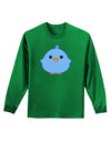 Cute Little Chick - Blue Adult Long Sleeve Dark T-Shirt by TooLoud-TooLoud-Kelly-Green-Small-Davson Sales