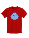 Cute Little Chick - Blue Childrens Dark T-Shirt by TooLoud-Childrens T-Shirt-TooLoud-Red-X-Small-Davson Sales