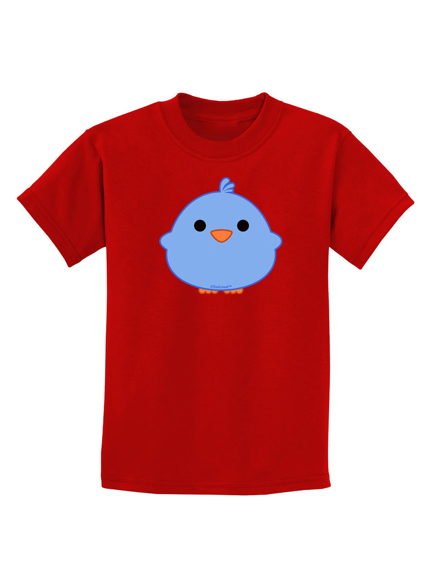 Cute Little Chick - Blue Childrens Dark T-Shirt by TooLoud-Childrens T-Shirt-TooLoud-Black-X-Small-Davson Sales