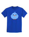 Cute Little Chick - Blue Childrens Dark T-Shirt by TooLoud-Childrens T-Shirt-TooLoud-Royal-Blue-X-Small-Davson Sales