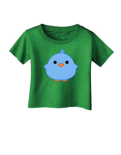 Cute Little Chick - Blue Infant T-Shirt Dark by TooLoud-Infant T-Shirt-TooLoud-Clover-Green-06-Months-Davson Sales