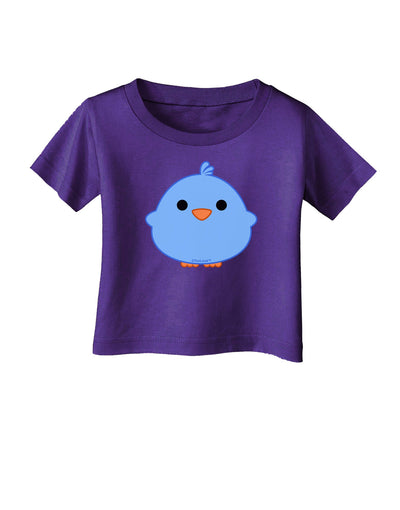 Cute Little Chick - Blue Infant T-Shirt Dark by TooLoud-Infant T-Shirt-TooLoud-Purple-06-Months-Davson Sales