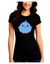 Cute Little Chick - Blue Juniors Crew Dark T-Shirt by TooLoud-T-Shirts Juniors Tops-TooLoud-Black-Juniors Fitted Small-Davson Sales