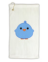 Cute Little Chick - Blue Micro Terry Gromet Golf Towel 16 x 25 inch by TooLoud-Golf Towel-TooLoud-White-Davson Sales