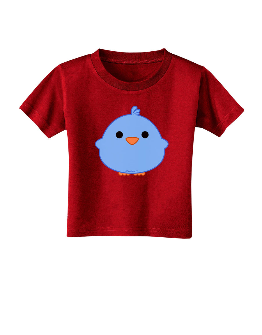 Cute Little Chick - Blue Toddler T-Shirt Dark by TooLoud-Toddler T-Shirt-TooLoud-Black-2T-Davson Sales