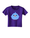 Cute Little Chick - Blue Toddler T-Shirt Dark by TooLoud-Toddler T-Shirt-TooLoud-Purple-2T-Davson Sales