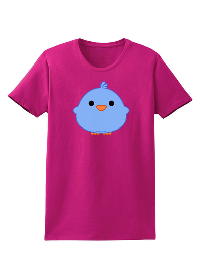 Cute Little Chick - Blue Womens Dark T-Shirt by TooLoud-Womens T-Shirt-TooLoud-Hot-Pink-Small-Davson Sales