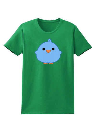 Cute Little Chick - Blue Womens Dark T-Shirt by TooLoud-Womens T-Shirt-TooLoud-Kelly-Green-X-Small-Davson Sales