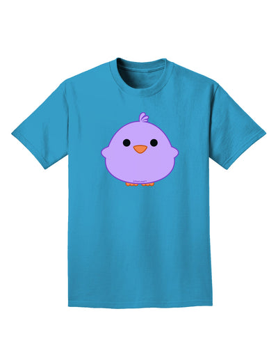 Cute Little Chick - Purple Adult Dark T-Shirt by TooLoud-Mens T-Shirt-TooLoud-Turquoise-Small-Davson Sales