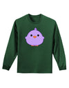 Cute Little Chick - Purple Adult Long Sleeve Dark T-Shirt by TooLoud-TooLoud-Dark-Green-Small-Davson Sales