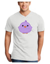 Cute Little Chick - Purple Adult V-Neck T-shirt by TooLoud-Mens V-Neck T-Shirt-TooLoud-White-Small-Davson Sales