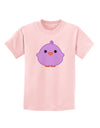 Cute Little Chick - Purple Childrens T-Shirt by TooLoud-Childrens T-Shirt-TooLoud-PalePink-X-Small-Davson Sales