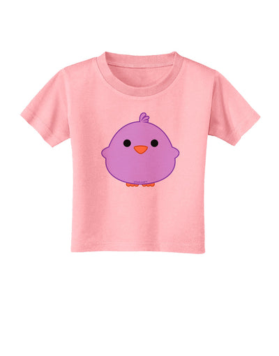 Cute Little Chick - Purple Toddler T-Shirt by TooLoud-Toddler T-Shirt-TooLoud-Candy-Pink-2T-Davson Sales