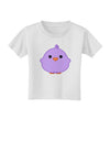 Cute Little Chick - Purple Toddler T-Shirt by TooLoud-Toddler T-Shirt-TooLoud-White-2T-Davson Sales