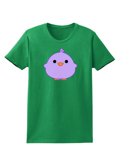 Cute Little Chick - Purple Womens Dark T-Shirt by TooLoud-Womens T-Shirt-TooLoud-Kelly-Green-X-Small-Davson Sales