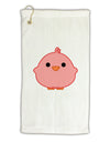 Cute Little Chick - Red Micro Terry Gromet Golf Towel 16 x 25 inch by TooLoud-Golf Towel-TooLoud-White-Davson Sales