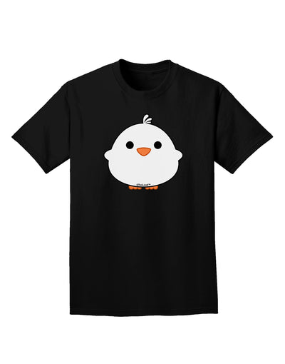 Cute Little Chick - White Adult Dark T-Shirt by TooLoud-Mens T-Shirt-TooLoud-Black-Small-Davson Sales