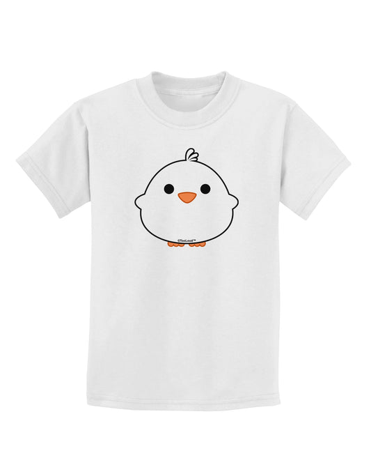 Cute Little Chick - White Childrens T-Shirt by TooLoud-Childrens T-Shirt-TooLoud-White-X-Small-Davson Sales