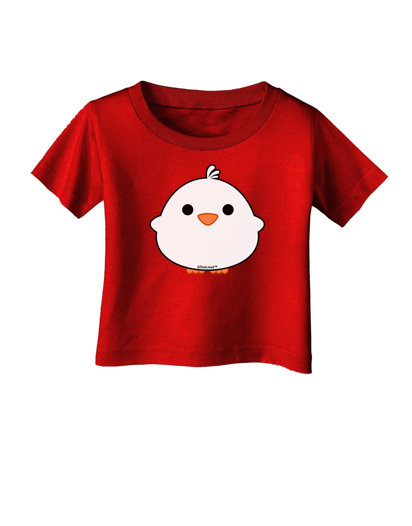 Cute Little Chick - White Infant T-Shirt Dark by TooLoud-Infant T-Shirt-TooLoud-Red-06-Months-Davson Sales