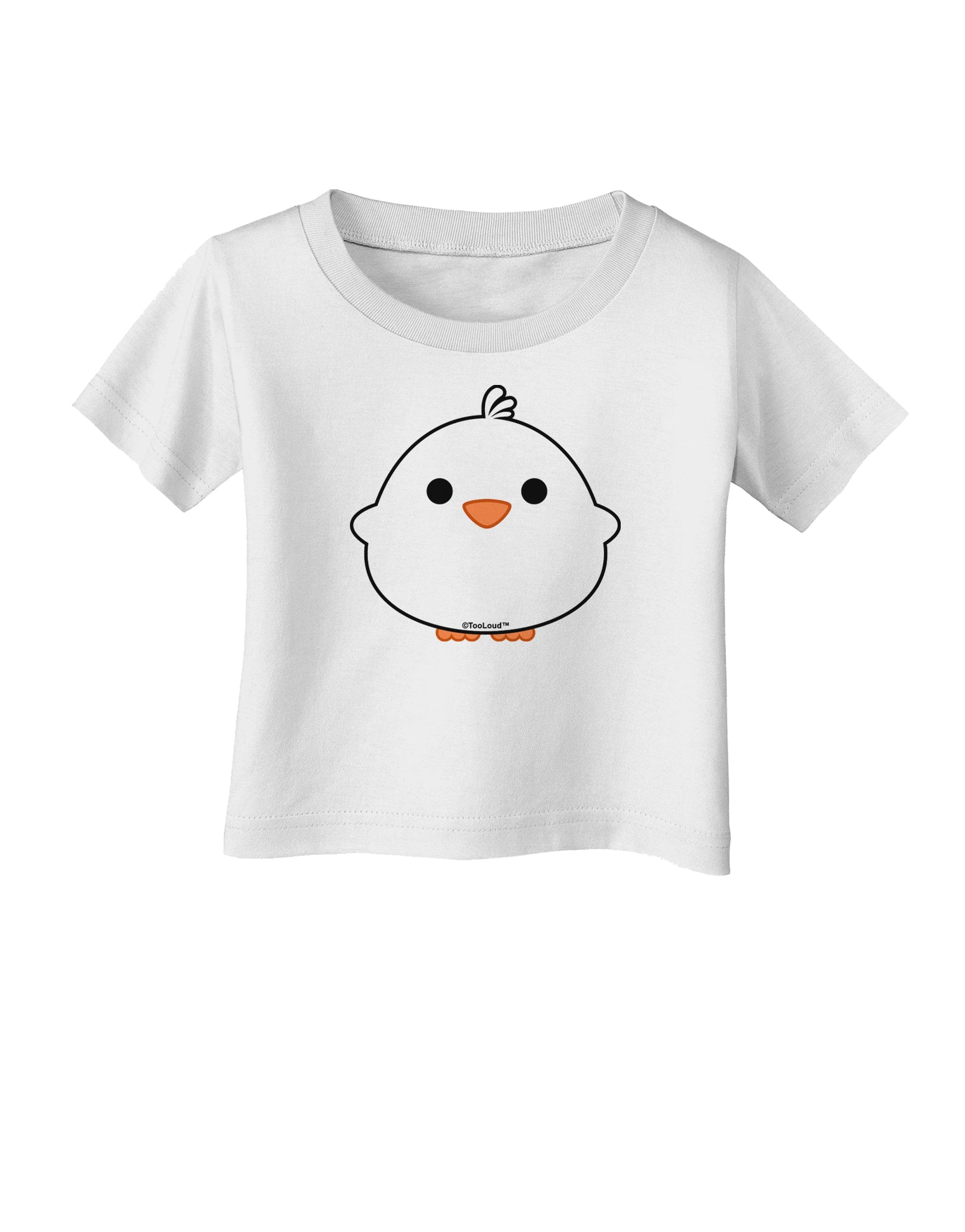 Cute Little Chick - White Infant T-Shirt by TooLoud-Infant T-Shirt-TooLoud-White-06-Months-Davson Sales