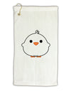 Cute Little Chick - White Micro Terry Gromet Golf Towel 16 x 25 inch by TooLoud-Golf Towel-TooLoud-White-Davson Sales