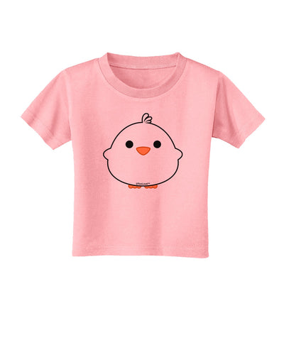 Cute Little Chick - White Toddler T-Shirt by TooLoud-Toddler T-Shirt-TooLoud-Candy-Pink-2T-Davson Sales